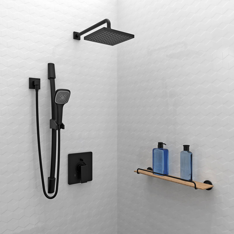 Keeney Manufacturing Company Pressure Balanced Complete Shower System with Roughin Valve